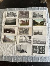 Lot of 14 Antique 1905 Era Vermont Postcards All From Same Original Estate picture