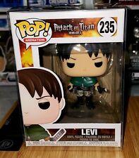 Anime Attack on Titan Levi Funko Toys Pop Vinyl Figure #235 with Pop Protector  picture