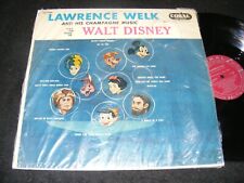 Scarce WALT DISNEY Music LP Coral LAWRENCE WELK with Champagne Glass Cover picture