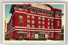 Greenville SC-South Carolina, Textile Hall, Antique, Vintage Postcard picture
