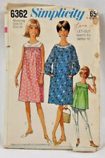 1965 Simplicity Sewing Pattern 6362 Womens Maternity Dress & Top Size 14 6351 picture