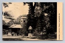 Springfield IL-Illinois, Oakridge Cemetery Chapel, Antique, Vintage Postcard picture