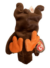 1993 Chocolate The Moose Ty Beanie Baby Plush Collectible Tag Error Misspellings picture