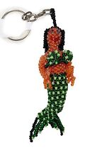 3.5” Beaded Mermaid Key Chain Ring picture
