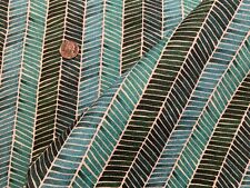 1.25YD ELECTRA EGGLESTON ‘Cahuita’ Peacock 100% Irish Linen Oyster Ground Fabric picture