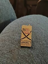 UA PLUMBERS PIPEFITTERS STEAMFITTERS UNION LOCAL 1 9/11 PIN picture
