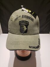OLIVE DRAB  ARMY 101ST AIRBORNE DIVISION BASEBALL CAP  EMBROIDERED  picture