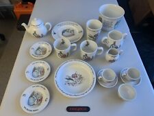 (17) Vintage Wedgwood Beatrix Potter Peter Rabbit Tea Set picture