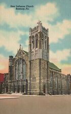 Vintage Postcard 1930's Zion Lutheran Catholic Church Sunbury Pennsylvania PA picture