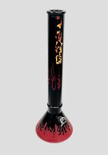 INHALE®️18” HEAVY DUTY THICK SOFT GLASS HOOKAH WATER PIPE Beaker With Glass Stem picture