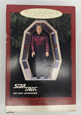 Hallmark Ornament 1995 Captain Jean Luc Pickard - Star Trek The Next Generation picture