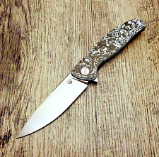 Shirogorov Hati Gen 3 Flipper Knife / M390 MRBS / Technocarbon / Titanium  picture
