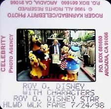 ROY  DISNEY WITH CHARACTERS ROY O. DISNEY STAR 1998 - 35MM SLIDE P.24.16 picture