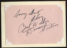 Rosetta Duncan d1959 signed autograph 3x5 Cut Actress Vaudeville Duo Topsy & Eva picture