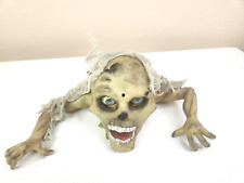 Gemmy Animated Talking Crawling Skull Halloween Zombie picture