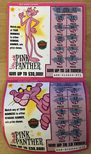 Lot Of (2) 2005 Collectible Losing NJ Pink Panther Scratch Off Lottery Tickets picture