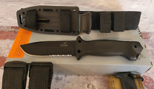 GERBER LMF II Infantry Knife with Sheath All Black Partially Serrated *BRAND NEW picture