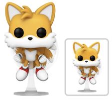 Sonic the Hedgehog Tails Flying Flocked Funko Pop CHASE & COMMON BUNDLE picture