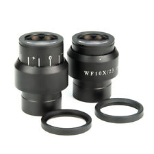2PCS Stereo Microscope WF10X 23mm Φ30mm Wide Angle Eyepiece Diopter Adjustable picture