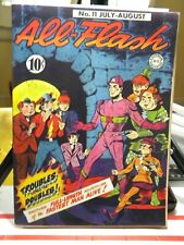 ALL-FLASH # 11 1943 coverless, missing first 6 wraps- replacement photocopies picture
