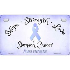 Stomach Cancer Ribbon Novelty Metal Motorcycle Plate picture