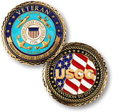 NEW USCG U.S. Coast Guard Veteran Challenge Coin. picture
