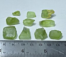 120 CT Natural Top Green Peridot Crystals Lot from Pakistan picture