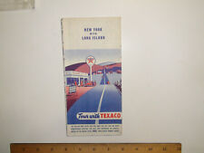 1952 Texaco New York with Long Island Travel Road Map picture