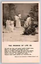 Postcard RPPC Poem The Promise Of Life Bamforth & Co Publishers Real Photo A7 picture
