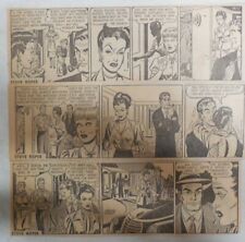 (102) Steve Roper Dailies by Saunders from 3-6,1951 Size: 3 x 7 inches  picture