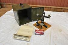 Vintage Central Scientific Co Cenco DuNouy Tensiometer w/ Metal Box 70530 70540 picture