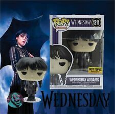 Funko Pop Wednesday Addams Metallic #1311 Hot Topic Exclusive in hand picture
