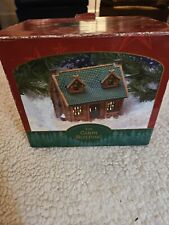 Vtg Christmas Valley the cabin building Lighted 1996 Cottage Core Country  picture
