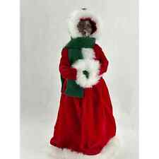 Byers Choice Caroler Velvet Mrs. Clause African American 1993 picture