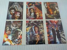1995 Topps The X-Files Season 1 Case Topper Etched Foil Cards Uncut Sheet Of 6  picture