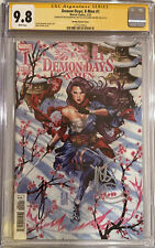 Demon Days: X-Men #1 Signed By Peach Momoko and Mark Brooks 9.8.  Pretty Cover. picture