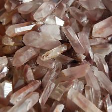 ONE Rare Pink Lithium Lemurian Quartz Crystal Point, Bahia, Brazil picture