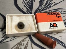 Vintage American Optical Monoplex Prosthetic Eye Actual Glass RARE W/Orig. Box picture