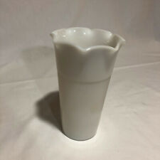 Vintage Hazel Atlas Milk Glass Vase-Excellent Condition picture