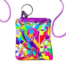 Vtg Lisa Frank Love Necklace Keychain Coin Purse picture