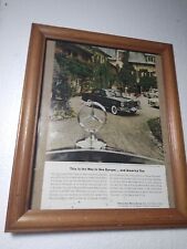 1961 Print Ad For Mercedes Benz Schloss Mittersill Sport Gun Club Framed no matt picture
