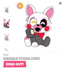 Youtooz * FNAF Mangle 9” Plush * Five Nights At Freddy's *NEW* Sold Out *In Hand picture
