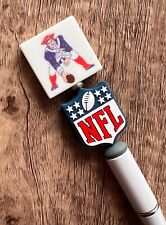 Football pens NFL throwback logos. Patriots & Buccaneers. Gift. Collect. picture