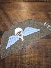 WWII Cold War British Rhodesian Airborne SAS Theater Made Jump Badge L@@K n picture