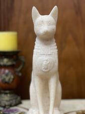 Egyptian Cat Goddess Bastet Statue from Alabaster Stone , Goddess Statue picture