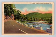 Brattleboro VT-Vermont, On The West River Road, Antique, Vintage c1959 Postcard picture