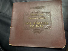 Vintage Collectible 1953 THOMAS BROS Popular Atlas of Los Angeles County LA picture