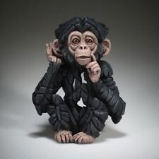 Baby Chimp Edge Speak No Evil Figurine Evocative - Marble Castings Blend picture