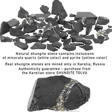 Shungite water purification Big package Authentic Real shungite stone Tolvu picture