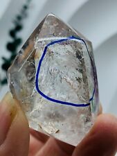Extra large moving water droplets&TOP Herkimer Diamond Crystal enhydro gem 74G picture